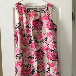 Linen Floral Dress